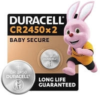 Duracell Lithium Cr2450 B2 2 St