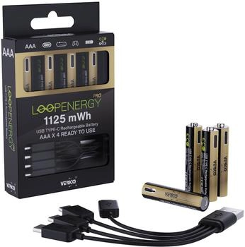 Verico LoopEnergy 4-Pack AAA PRO (1UDBT-A7WEAC-NN)