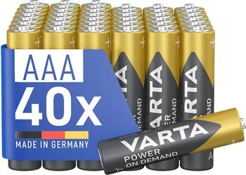 VARTA Power on Demand AAA (40 Stück)