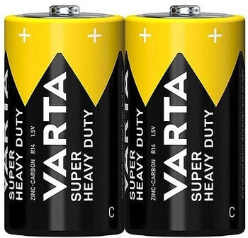 VARTA Baby C (R14) Superlife Zink-Kohle Batterien 1,5V 2er Folie (02014101302)