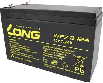Long Bleiakku 12 V 7.2 Ah Blei-Vlies (AGM) 151 x 102 x 65 mm Flachstecker 4.8 mm