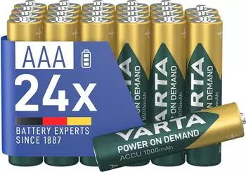 VARTA Power on Demand 1000 mAh (24 Stück)