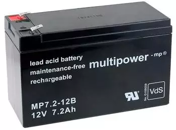 Powery Ersatzakku für USV Back-UPS CS 500, 12V 7,2Ah, Lead-Acid