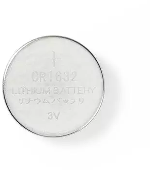 Nedis CR1632 Lithium-Knopfzellenbatterie 3V 5er-Pack (BALCR16325BL)