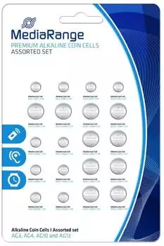MediaRange PR48 Alkaline-Knopfzellen 1,5V 20er-Pack (MRBAT119)