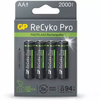 G & P Naturarznei ReCyko Pro NiMH Akku AA 2000mAh Photo (125210AAHCF-C4)