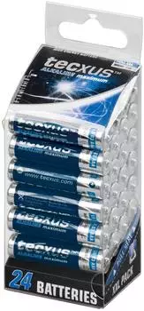 Tecxus Alkaline Batterie Micro AAA (LR03), 24er-Pack (23817)