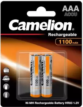 Camelion AAA Micro Akkus wiederaufladbar 1100mAh (BP2)