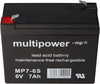 Multipower MP7-6S Blei-Akku 6V 7Ah (MP7-6S)