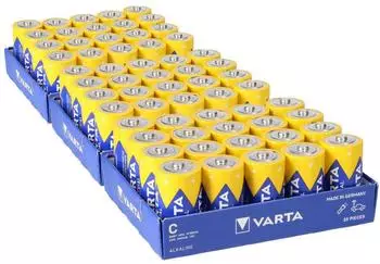 VARTA 4014 Industrial Baby C Batterie, 60er-Pack (13845)