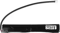 Notleuchtenakku f&uuml;r Elubat 137887, 2,4 Volt mit Kabel und Stecker