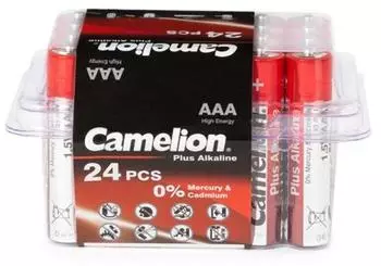 Camelion Alkaline-Batterien AAA / LR03 1,5V 1200mAh, 24 St&uuml;ck (LR03C/24)