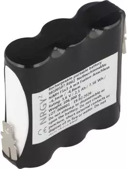 AccuCell Notleuchtenakku NiMH 3,6V 2100mAh Faston-Anschluss (BPS-98100107)