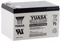 YUASA REC14-12, YUASA YU REC14-12 - Blei-Vlies-Akku, 12 V, 14 Ah, zyklenfest