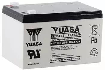 Yuasa REC14-12I Cyclic AGM Bleiakku 12V 14Ah (REC14-12I)