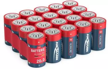 Ansmann Alkaline Batterien Mono D LR20 1,5V 20 St&uuml;ck (5015581-590)