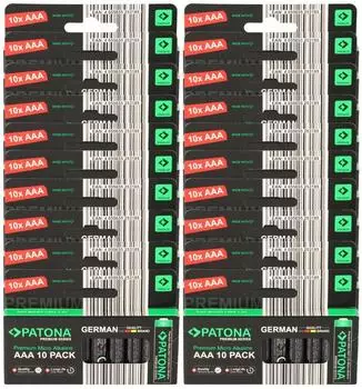 Patona AAA Alkaline Batterien 1,5V 200er Pack (21748)