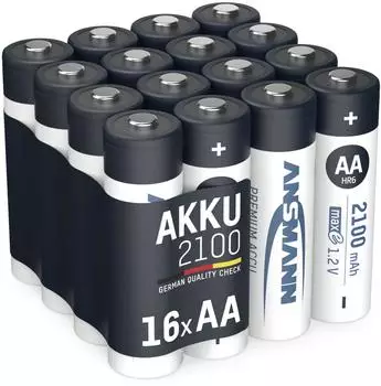 Ansmann Mignon AA NiMH 1,2V 2100mAh 16er-Pack (5035052-590-1)