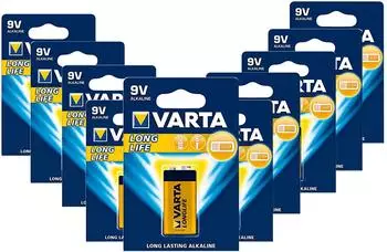 VARTA Longlife Alkaline 9V E-Block (4122)