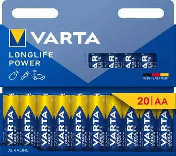 VARTA Longlife Power Mignon AA LR6 1,5V 20er-Pack (04906121720)