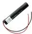 AccuCell L1x3 Sub-C Notleuchtenakku NiMH 3,6V 1800mAh 200mm Kabel (L1X3KABEL)