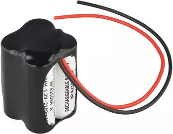 AccuCell Notleuchtenakku NiMH 4,8V 2100mAh F2x2 200mm Kabel (BPS-98100108)