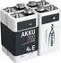 Ansmann E-Block Akku NiMH 9V 300mAh, 4er-Pack (5035453-590-2)