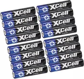 XCell Xtreme Lithium Batterie AAA Micro (FR03/L92), 16er Pack (10557)