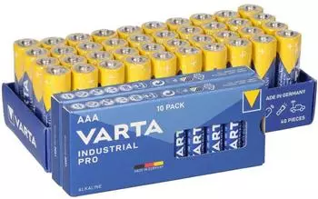 VARTA Industrial Pro 60er Set 40x AA LR6 + 20x AAA LR03 1,5V (12590)