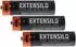 EXTENSILO AA Mignon Akku Li-Ion 920mAh 1,5V mit Micro-USB (176597269)