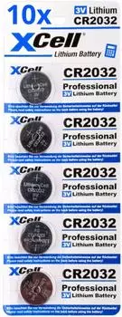 XCell CR2032 Lithium-Knopfzelle 3V 220mAh 50er-Set (CR2032)