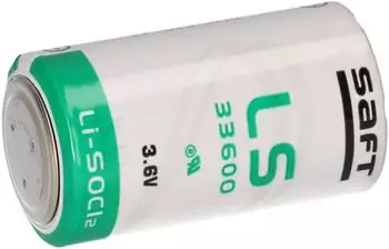 Saft LS33600 Lithium-Batterie 3,6V D-Zelle (LS33600)