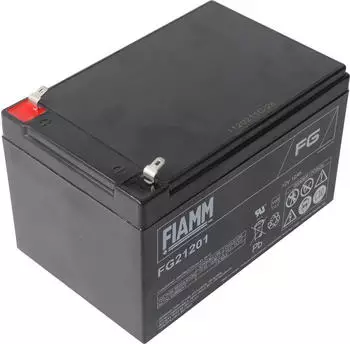 Fiamm FG21201 AGM Blei-Akku 12V 12Ah Faston 4,8mm (3372)