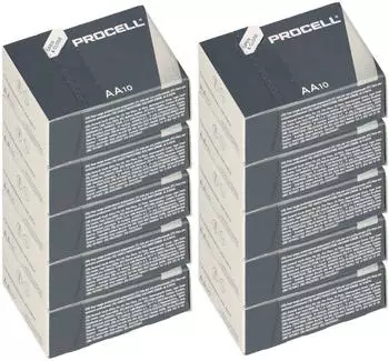 Duracell Procell MN1500 Mignon AA LR6 Batterien, 100er-Pack (4172)