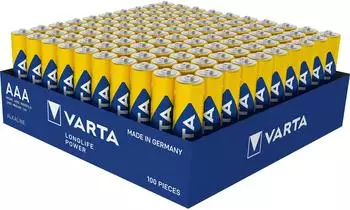 VARTA Longlife Power Batterie AAA (Micro) LR03, 100 St&uuml;ck (04903121396)
