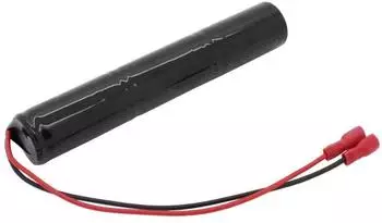 AccuCell Notleuchtenakku NiMH 3,6V 4000mAh L1x3 Baby C Faston-Buchsen (BPS-98100125)