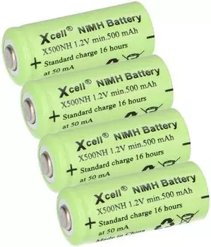 XCell X500NH Akku Lady N NI-MH 1,2V 500mAh 4er-Pack (3651)