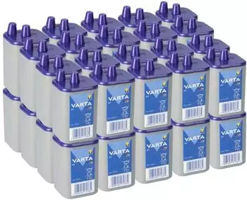 VARTA 430 4R25X Batterie 6V 7,5Ah, 40er-Pack (13198)