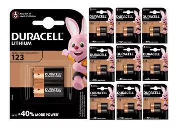 Duracell Ultra Photo CR123A Lithium-Batterie, 3V, 2er-Pack (CR17345)