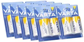 VARTA Energy D Mono Batterien 1,5V AlMn, 10er-Pack (18479)