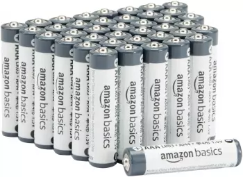 Amazon Basics AAA-Alkali-Batterien, 1,5 V, 5 Jahre lagerfähig, 40 Stück