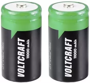 Voltcraft HR20 Mono (D) Akku NiMH 11000mAh 1,2V 2er-Pack (VC-12714030)