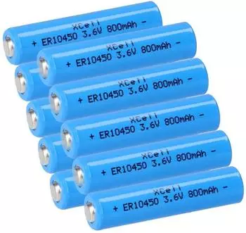 XCell Lithium-Batterie 3,6V AAA 10er-Pack (ER10450)