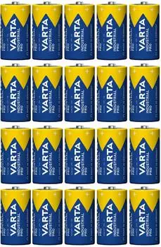 VARTA Industrial Pro LR14 C Alkalibatterien 1,5V 20er-Pack (LR14)