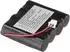 AccuCell Akkupack NiMH 4,8V 1100mAh F1x4 AA mit 60mm Kabel (HFR1100AA)