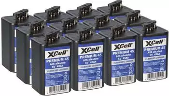 XCell Premium 45 4R25 Blockbatterie 6V 45Ah, 12er-Pack (13429)