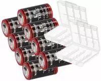 8x Kraftmax Lithium 3,6V Batterie LS14250 1/2 AA - Zelle ER14250 Li-SOCl2 + Box
