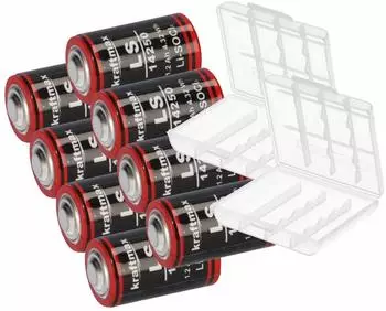 XCell LS14250 Lithium-Batterie 3,6V 1/2 AA Li-SOCl2, 8er-Pack (1952)