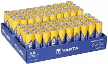 VARTA Industrial Pro Mignon AA LR6 1,5V Alkaline 80er-Pack (4006)