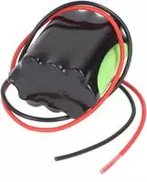 Notleuchtenakku NiMH 12V 800mAh mit 300mm Kabel ersetzt RPower 20109 LEX, 44,2 x